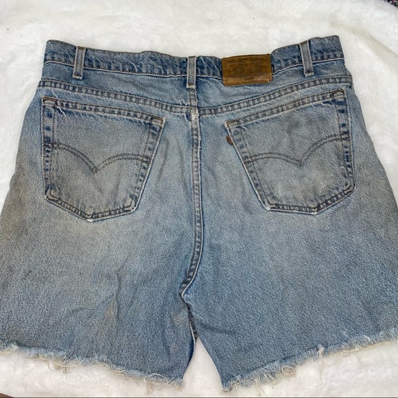 Levi's Other - Vintage Levi Relaxed Fit 540 Distressed Cut Off Shorts 36